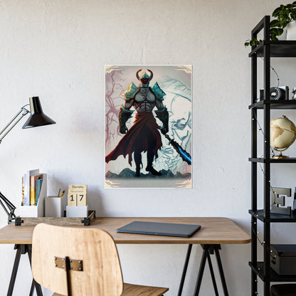 Warrior King Gloss Poster - Trendy AF