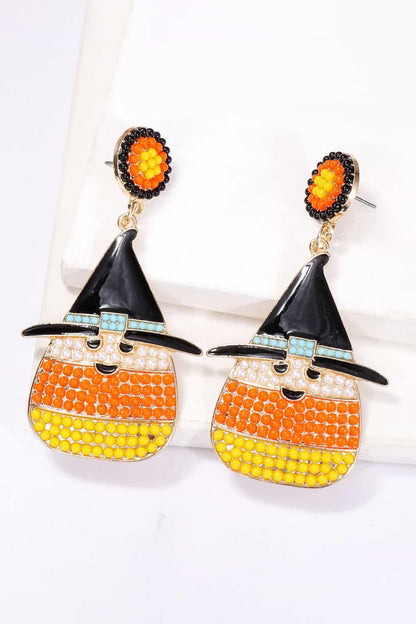 Witch's Hat Shape Synthetic Pearl Dangle Earrings - Trendy AF