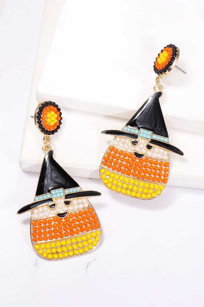 Witch's Hat Shape Synthetic Pearl Dangle Earrings - Trendy AF