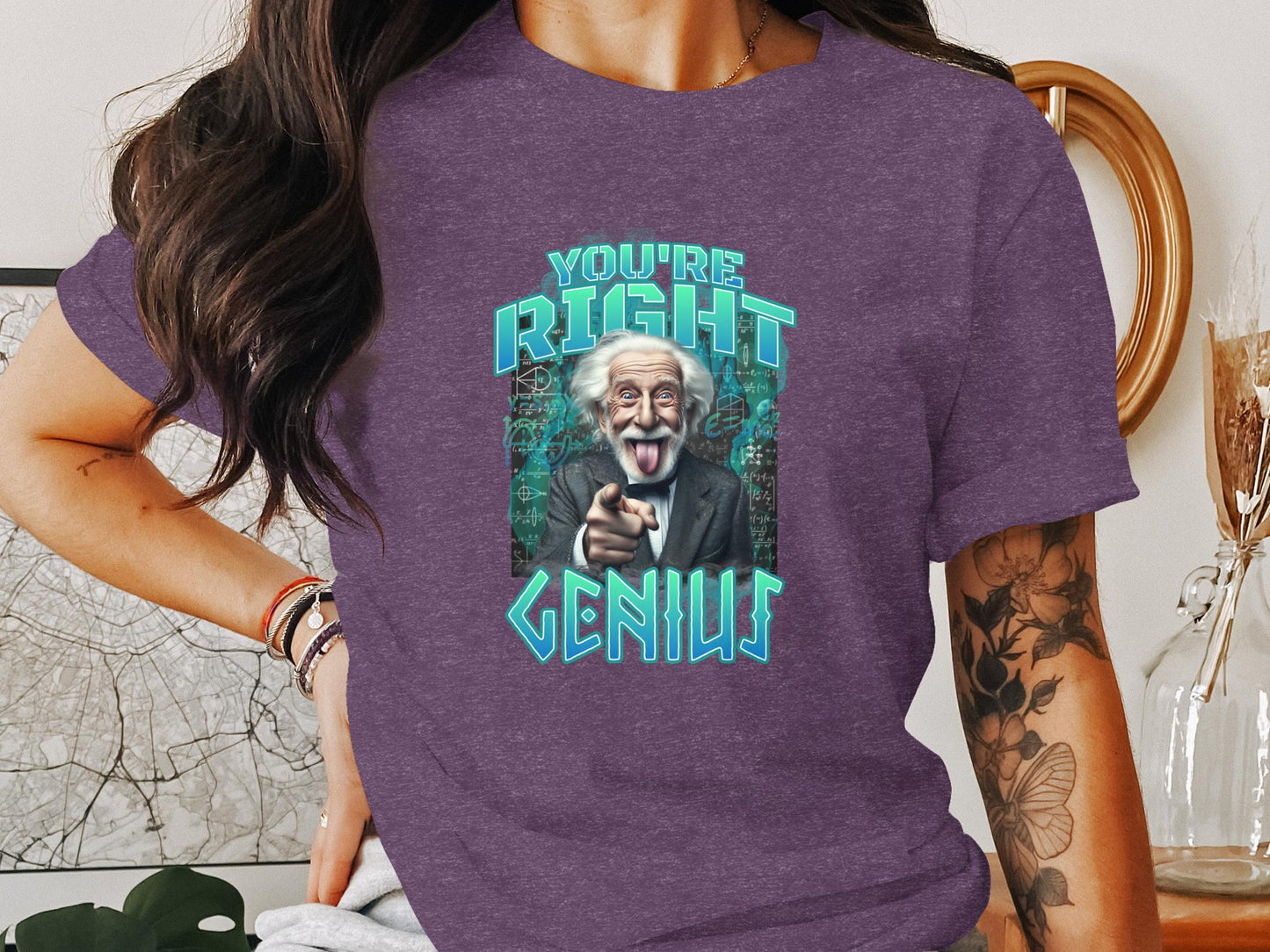 You're Right Genius Calculated Design Humor T-Shirt - Trendy AF