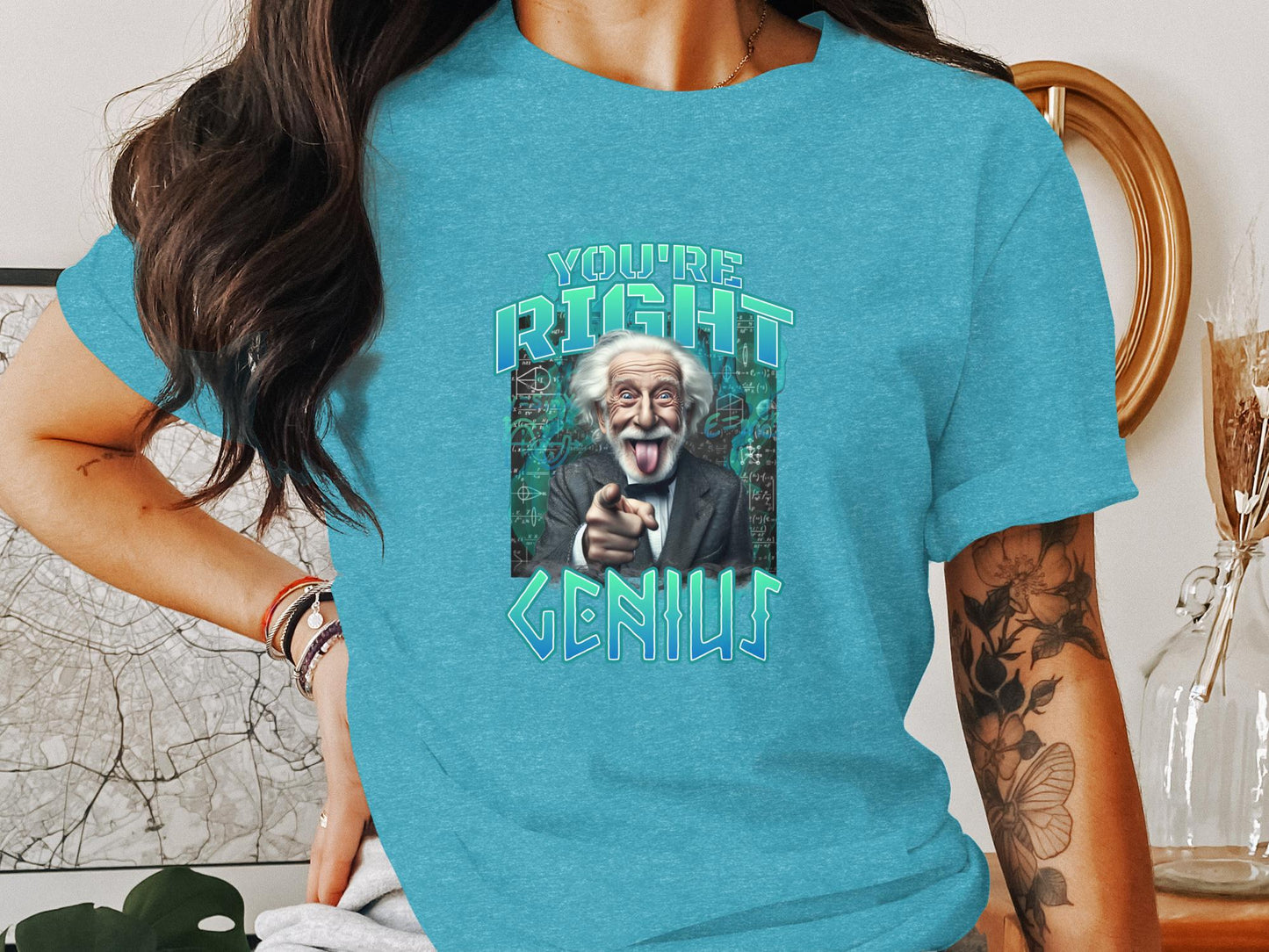 You're Right Genius Calculated Design Humor T-Shirt - Trendy AF